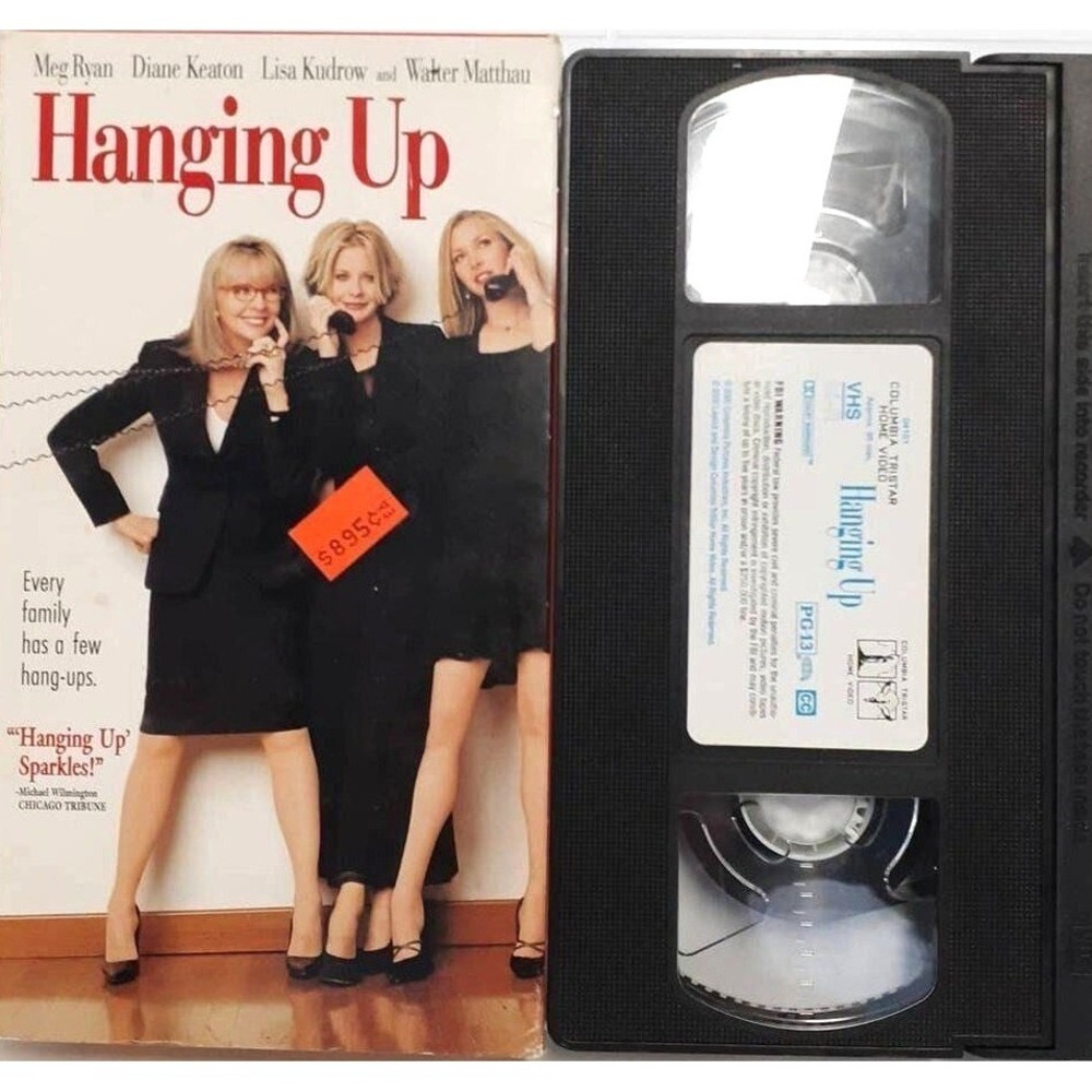 Columbia Pictures Hanging Up VHS Movie Comedy Meg Ryan Diane Keaton Lisa Kudrow